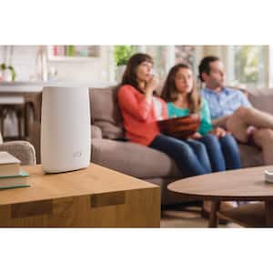 Orbi AC3000 Tri-Band WiFi Mesh System with Router + 1 Satellite Extender - 3Gbps