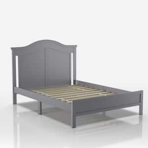 Leisa Gray Full Bed with Wood Slats
