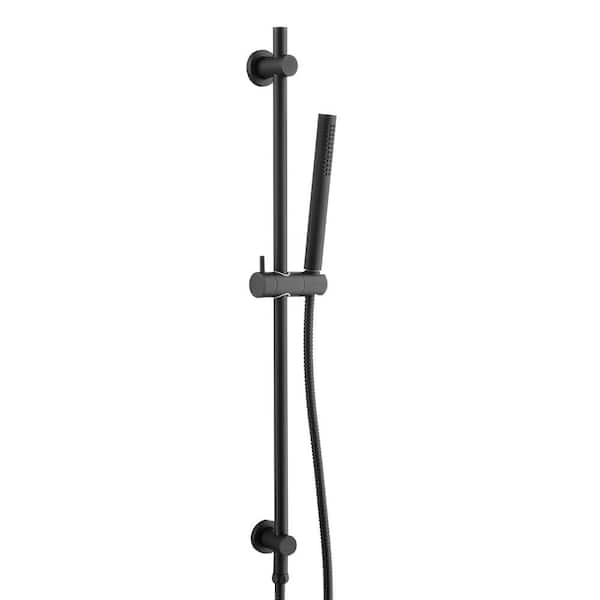 Utopia 4niture Krisha 1-Spray Eco-Performance Handheld Shower with Slide Bar in Matte Black