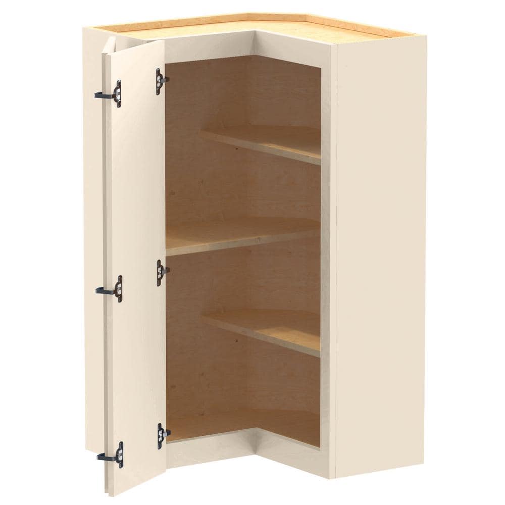 Newport 24 in. W x 12 in. D x 42 in. H Assembled Plywood Corner Wall Kitche