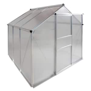 Machrus Ogrow 6 x 6 ft. WalkIn Greenhouse with Sliding Door and Adjustable Roof Vent