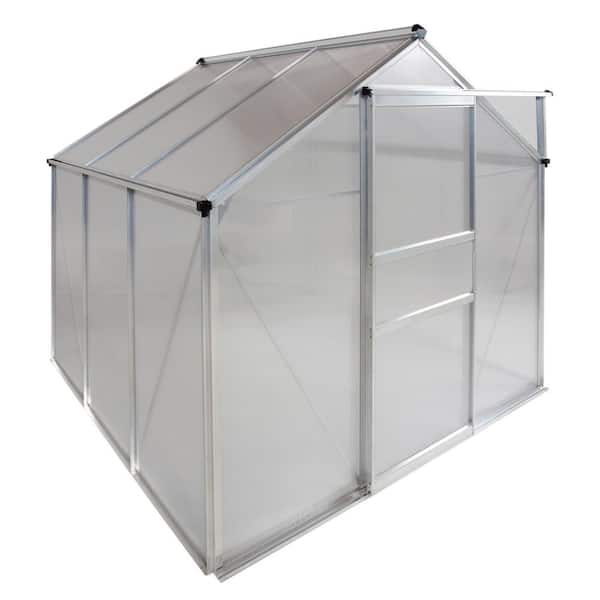 OGROW Machrus Ogrow 6 x 6 ft. WalkIn Greenhouse with Sliding Door and Adjustable Roof Vent