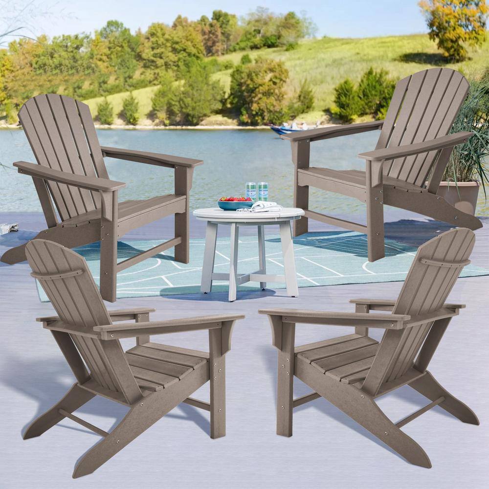 MIRAFIT Outdoor Composite Classic Adirondack Chair,Highdensity