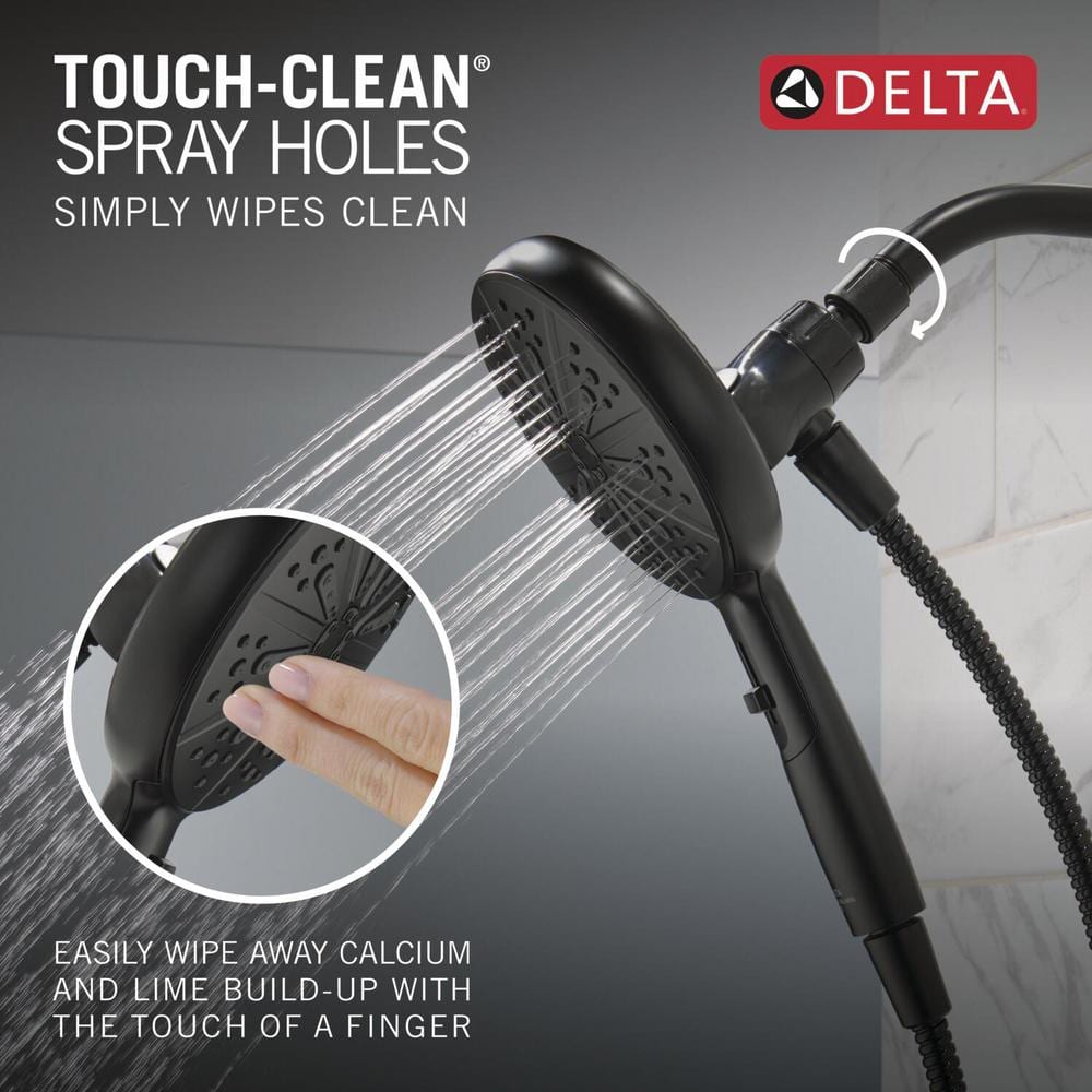 Matte Black Multi-Head Wall Mounted Shower System
