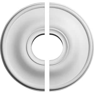 11-3/4 in. x 3-1/2 in. x 3/8 in. Jefferson Urethane Ceiling Medallion, 2-Piece (Fits Canopies up to 3-1/2 in.)