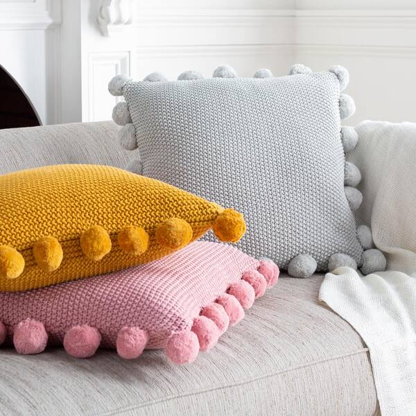 pom throw pillow