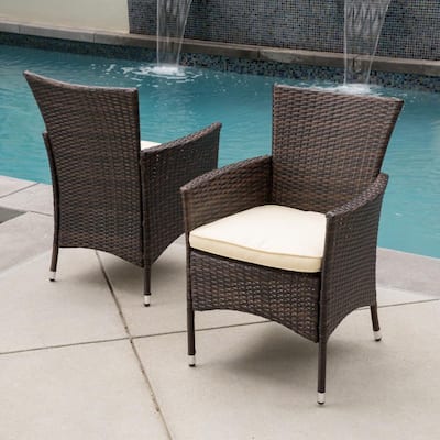 Beige/Tan - Outdoor Dining Chairs - Patio Chairs - The Home Depot