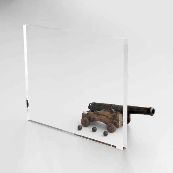 Plexiglass 30 in. x 24 in. Clear Rectangular Acrylic Sheet 1/2 in. Thick  Flat Edge for Office Home Wedding Coffee Table