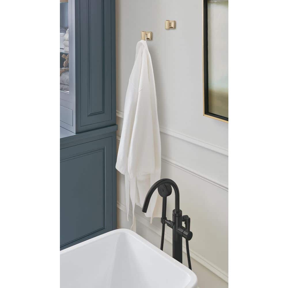 Champagne Bronze Single Prong Wall Mounted Robe Hook