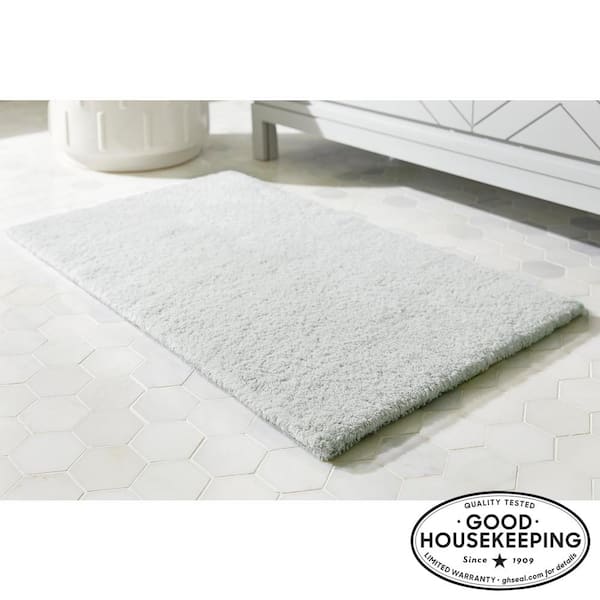 Home Decorators Collection Sage 21 in. x 34 in. Cotton Reversible Bath Rug