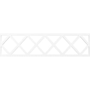 Wolford Fretwork 0.375 in. D x 47 in. W x 12 in. L PVC Panel Molding