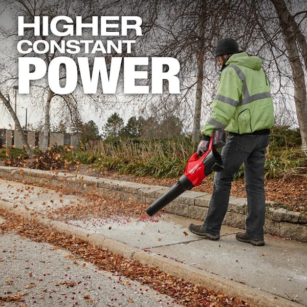 Milwaukee M18 FUEL 120 MPH 500 CFM 18V Brushless Cordless Battery Powered  Leaf Blower with M18 FUEL 16 QUIK-LOK String Trimmer 3017-20-3016-20ST