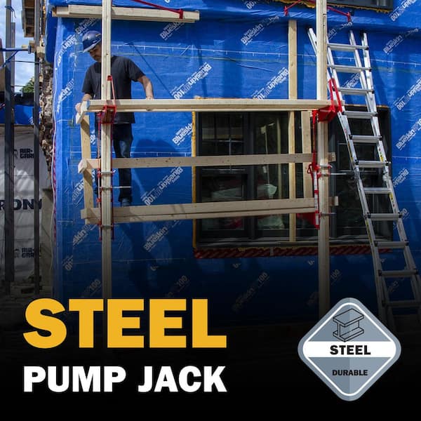30-1/4 in. W x 5-3/4 in. D x 24-3/4 in. H Steel Pump Jack for the Pump Jack Portable Scaffolding System