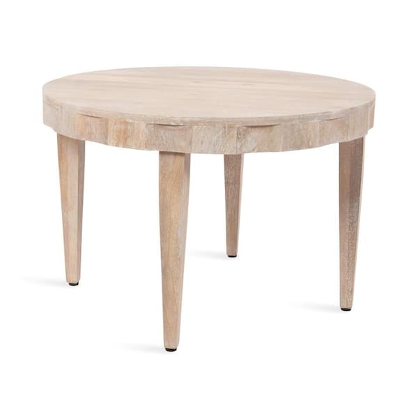 Fairhaven 28 in. Natural Round Solid Wood Coffee Table