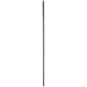 Stair Parts 44 in. x 1/2 in. Matte Black Double Twist Iron Baluster