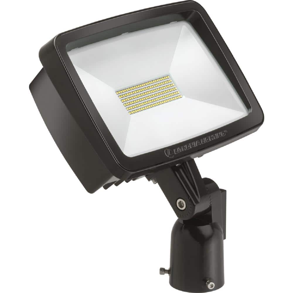 Bronze 10" LED Slipfitter Mount Outdoor Flood Light