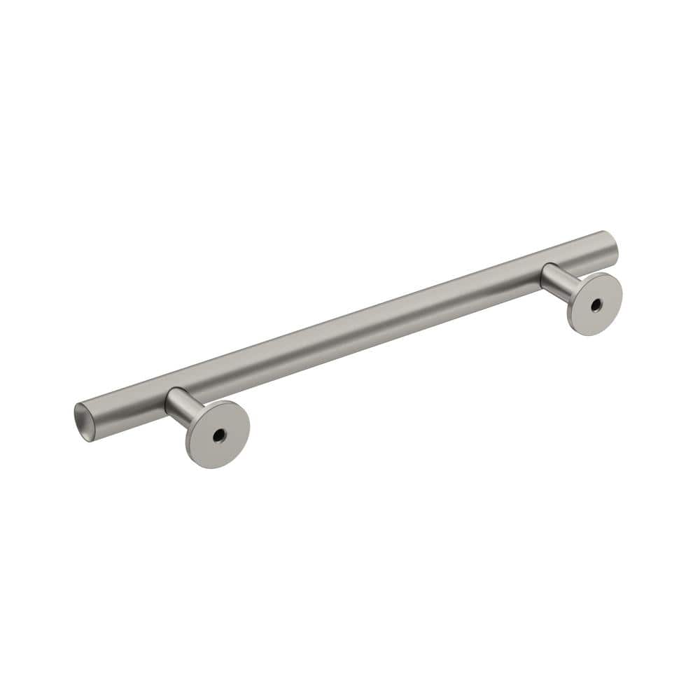 Satin Nickel 7-Inch Modern Cabinet Bar Pull