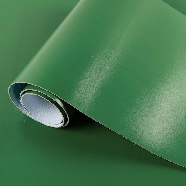 4 MIL x 3.28 ft. W x Cut to Length Vinyl Sheet Flooring, Residential Waterproof Flooring Roll in Green (53.82 sq. ft. )