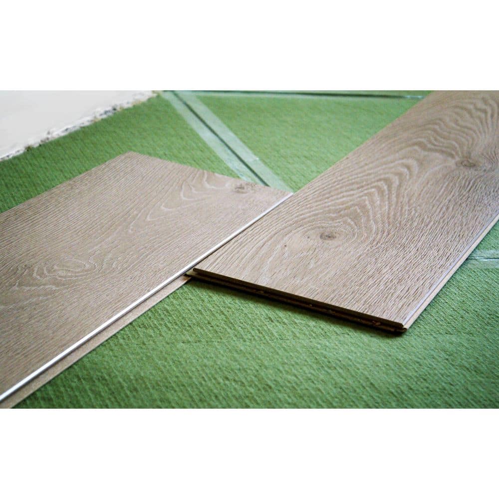 Natural Green Wood Fiber Acoustic Underlayment, 3mm Thickness, 90 Sq Ft