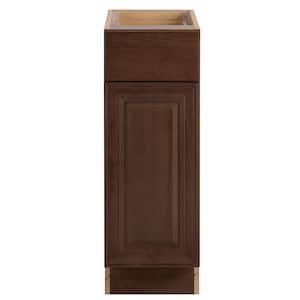 Benton Assembled 12x34.5x24 in. Base Cabinet with Soft Close Full Extension Drawer in Butterscotch