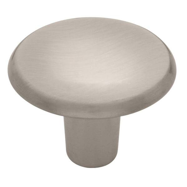 Liberty 1 in. Satin Nickel Concave Round Knob-DISCONTINUED