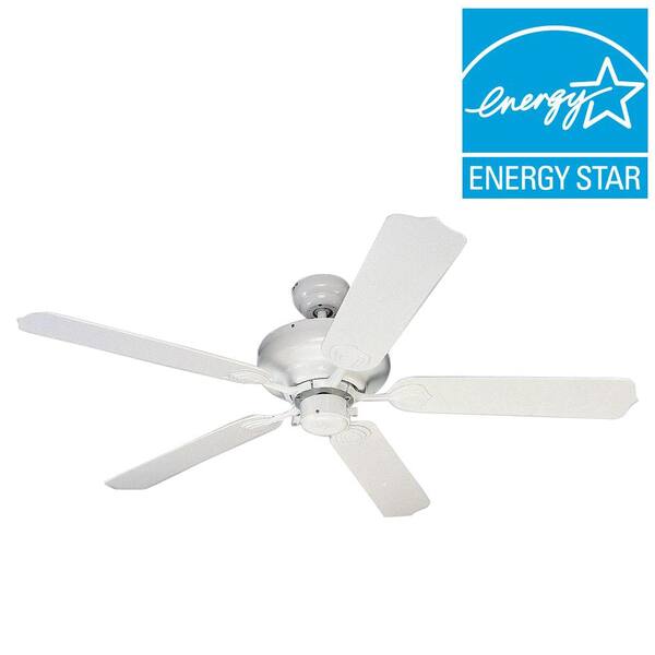 Generation Lighting Long Beach 52 in. Outdoor White Ceiling Fan