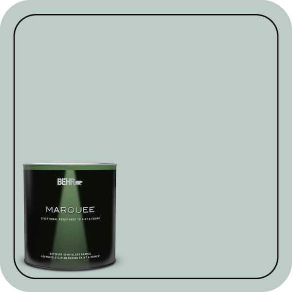 BEHR MARQUEE 1 qt. Home Decorators Collection #HDC-CL-23 Soothing Spring Semi-Gloss Enamel Exterior Paint & Primer