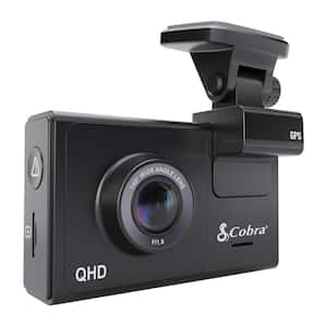 Cobra SC201 HD dash cam with GPS, Wi-Fi, Bluetooth®, and a built