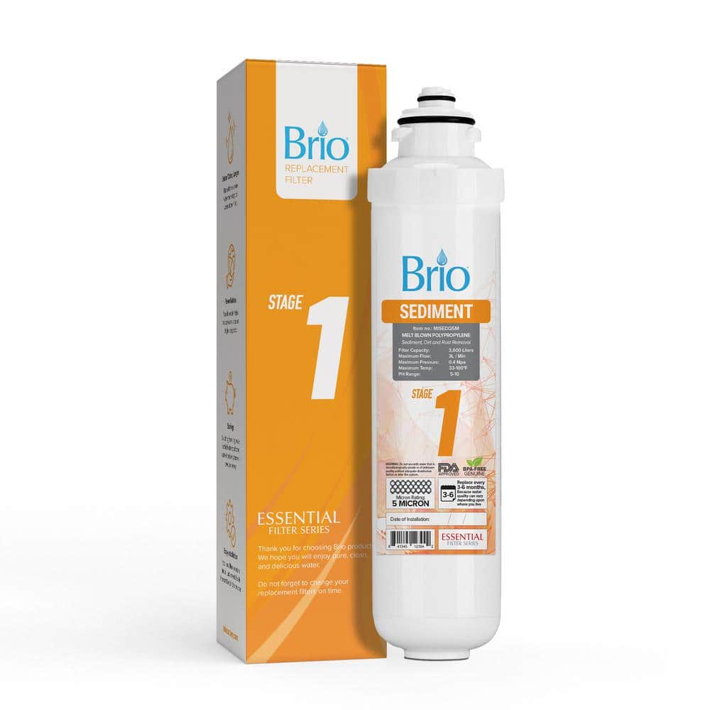 Brio White Polypropylene Sediment Replacement Water Filter