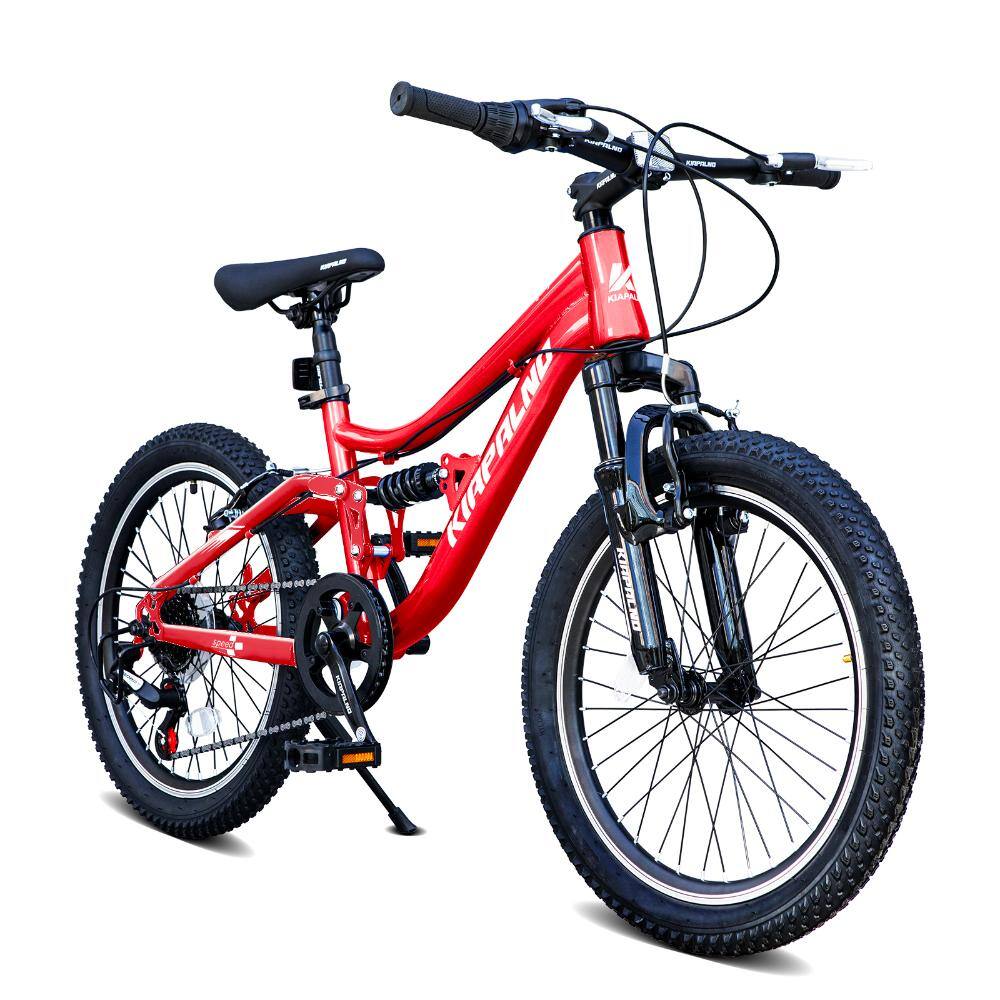 20 Inch 7 Speed Red Dual-Suspension Mountain Bicycle Adjustable Seat for Kids price history on PriceWatchPro