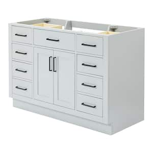 Hepburn 48 in. W x 21.5 in. D x 34.5 in. H Bath Vanity Cabinet without Top in Grey