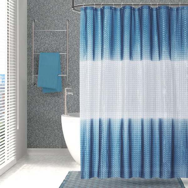 Dainty Home Mist 70 In X 72 Liner, 36 X 70 Shower Curtain