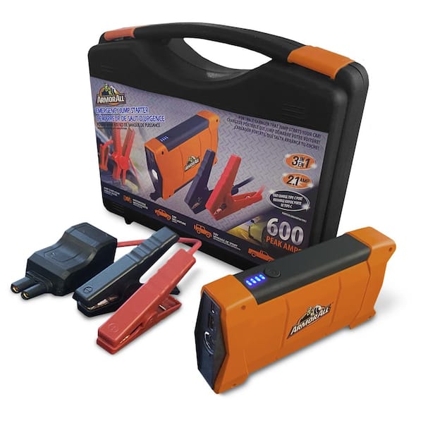 Armor All Jump Start Kit with Battery Bank AJS8-1002 -ORG - The Home Depot