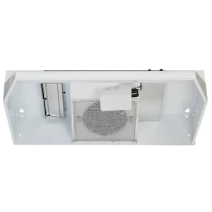 46000 Series 42 in. 260 Max Blower CFM Covertible Under-Cabinet Range Hood with Light in White