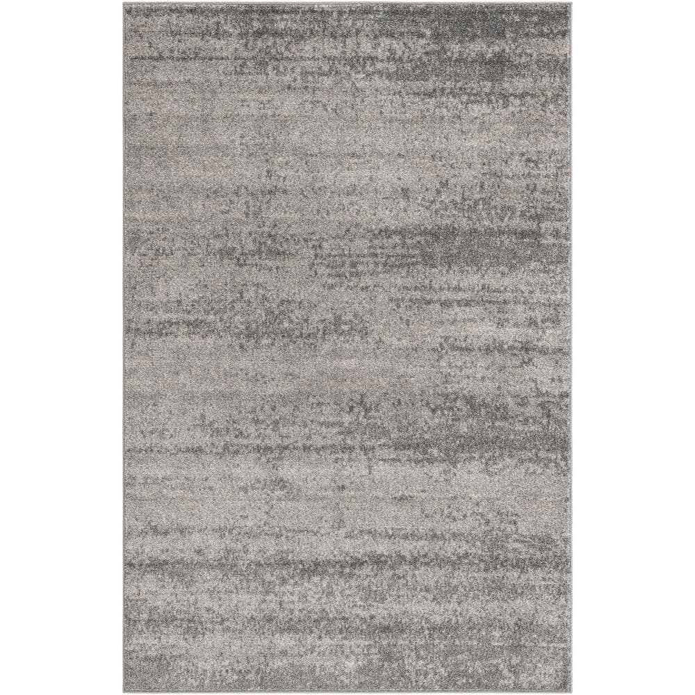 Unique Loom Del Mar Lucille Gray 5' 0 x 8' 0 Area Rug 3123775 The