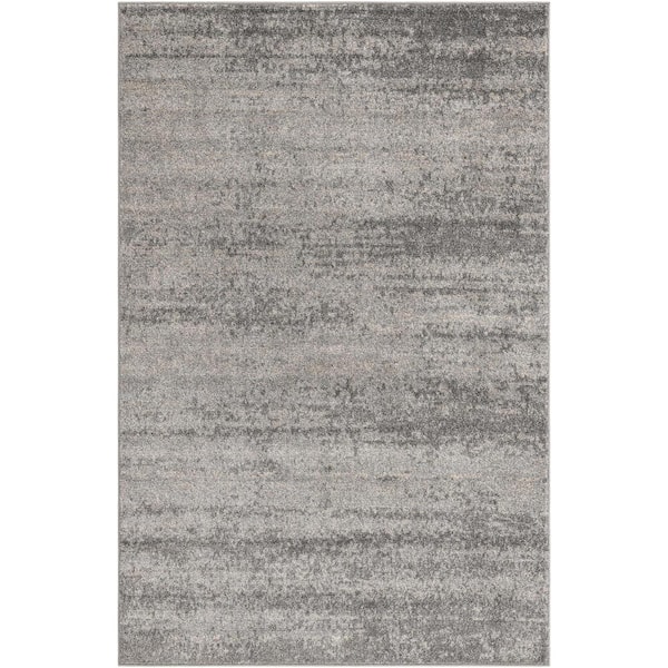 Unique Loom Del Mar Lucille Gray 5' 0 x 8' 0 Area Rug