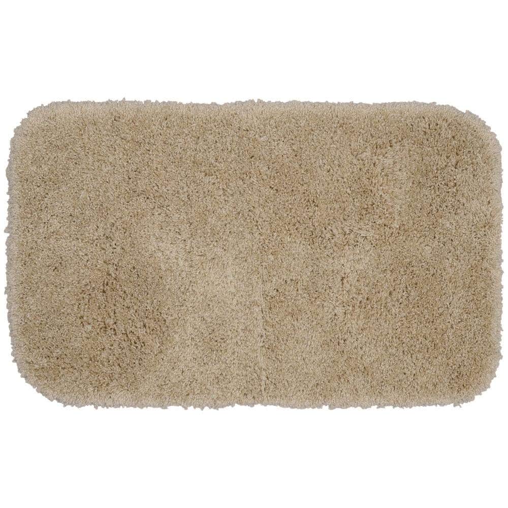 Garland Rug Serendipity Linen 24 in. x 40 in. Washable Bathroom Accent ...