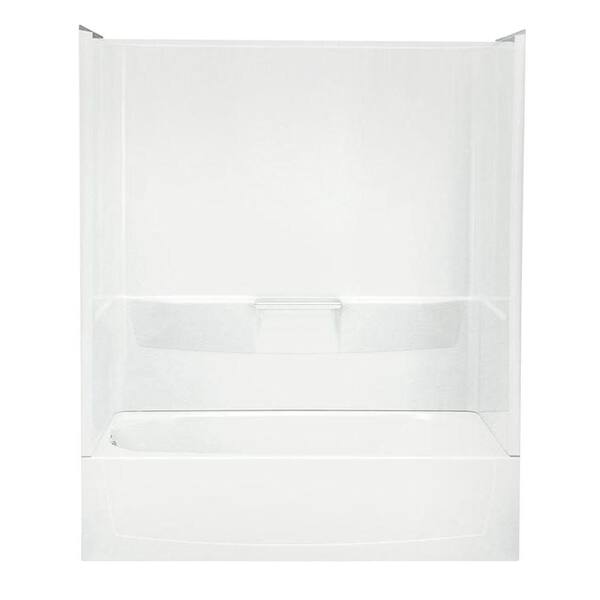 STERLING Performa 29 in. x 60 in. x 75-1/2 in. Standard Fit Bath and Shower Kit in White