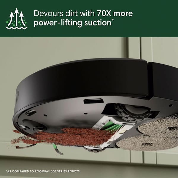 iRobot Roomba Plus 405 (G185) Combo 13.2 in. Robotic Vacuum and
