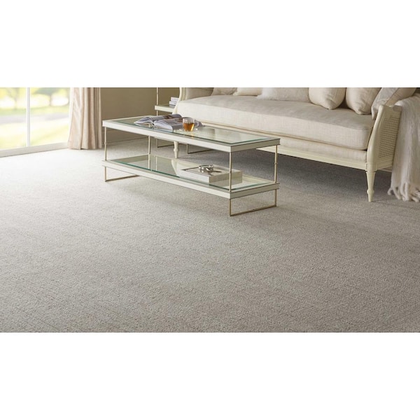 6 in. x 6 in. Multi Level Cut and Loop Carpet Sample - Capecastle - Color Carmel Bay