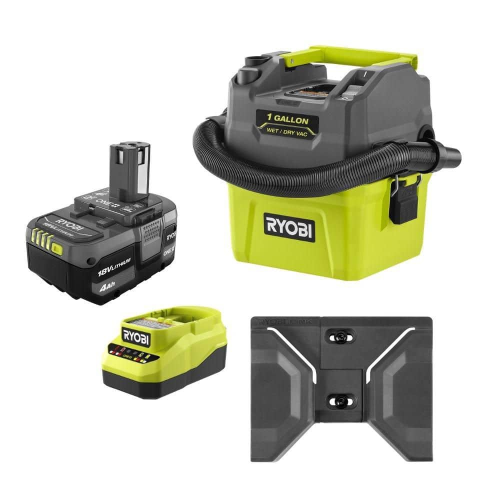 ONE+ 18V Cordless 1 Gal. Wet/Dry Vacuum Kit with 4.0Ah Battery and Charger and LINK 2-in-1 Endcaps price history on PriceWatchPro