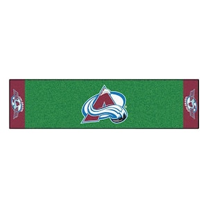 NHL Colorado Avalanche 1 ft. 6 in. x 6 ft. Indoor 1-Hole Golf Practice Putting Green