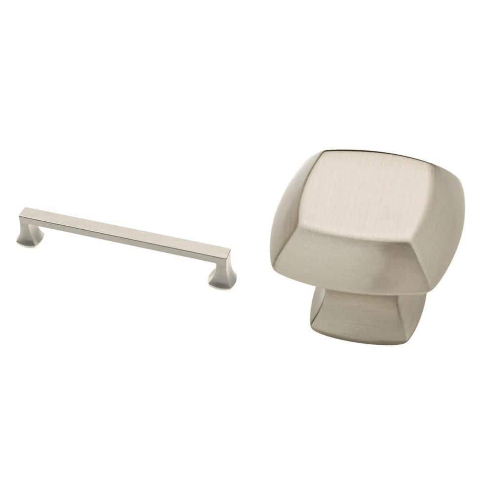 Liberty Mandara 1-1/4 in. (32 mm) Classic Satin Nickel Square