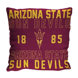 NCAA Arizona State Multi-Color Stacked Pillow