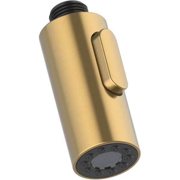 Glacier Bay Paulina Single-Handle Pull-Down Spray Head with Aerated Spray and TurboSpray in Matte Gold