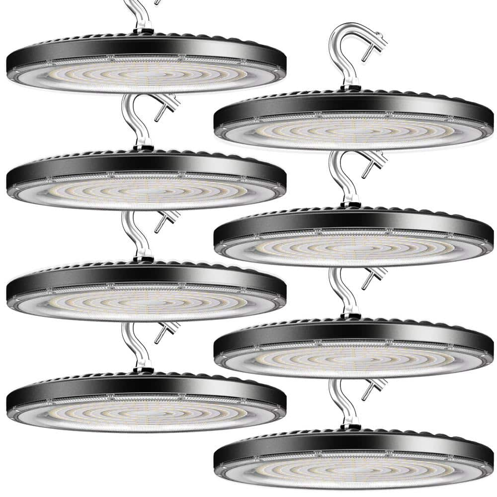 8Pack of 200W LED High Bay Light 30000LM High Bay LED Shop Lights AC100-277V Commercial Bay Lighting for Warehouse -  bulbeats, UFO-200-22-8P