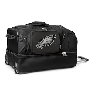 NFL Philadelphia Eagles 27 in. Black Rolling Bottom Duffel Bag