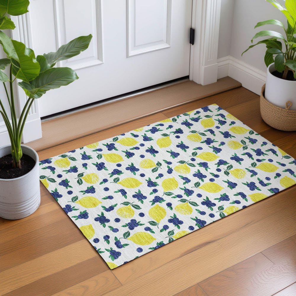 Chantille Machine Washable Indoor/Outdoor Abstract ACN2354 Ivory 2 ft. x 3 ft. Accent Rug price history on PriceWatchPro