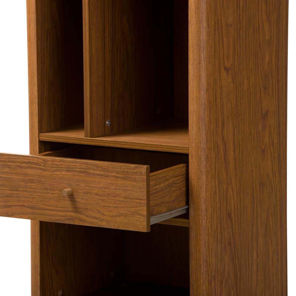 Ellingham Compact Walnut Brown Sideboard with Splayed Legs