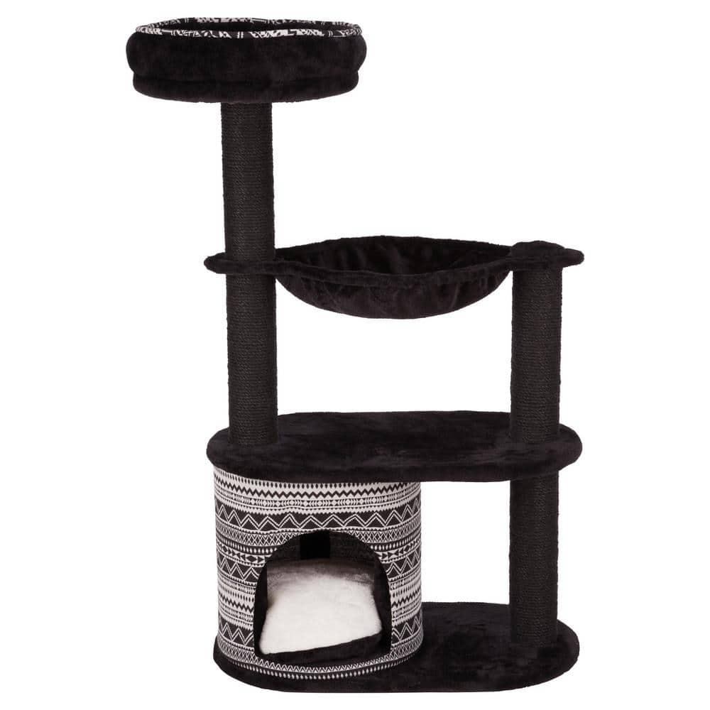 Black cat hotsell scratching post